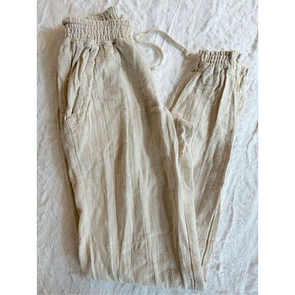 Girls Vintage Havana Cream Pants Medium 10/12 - Picture 1 of 10